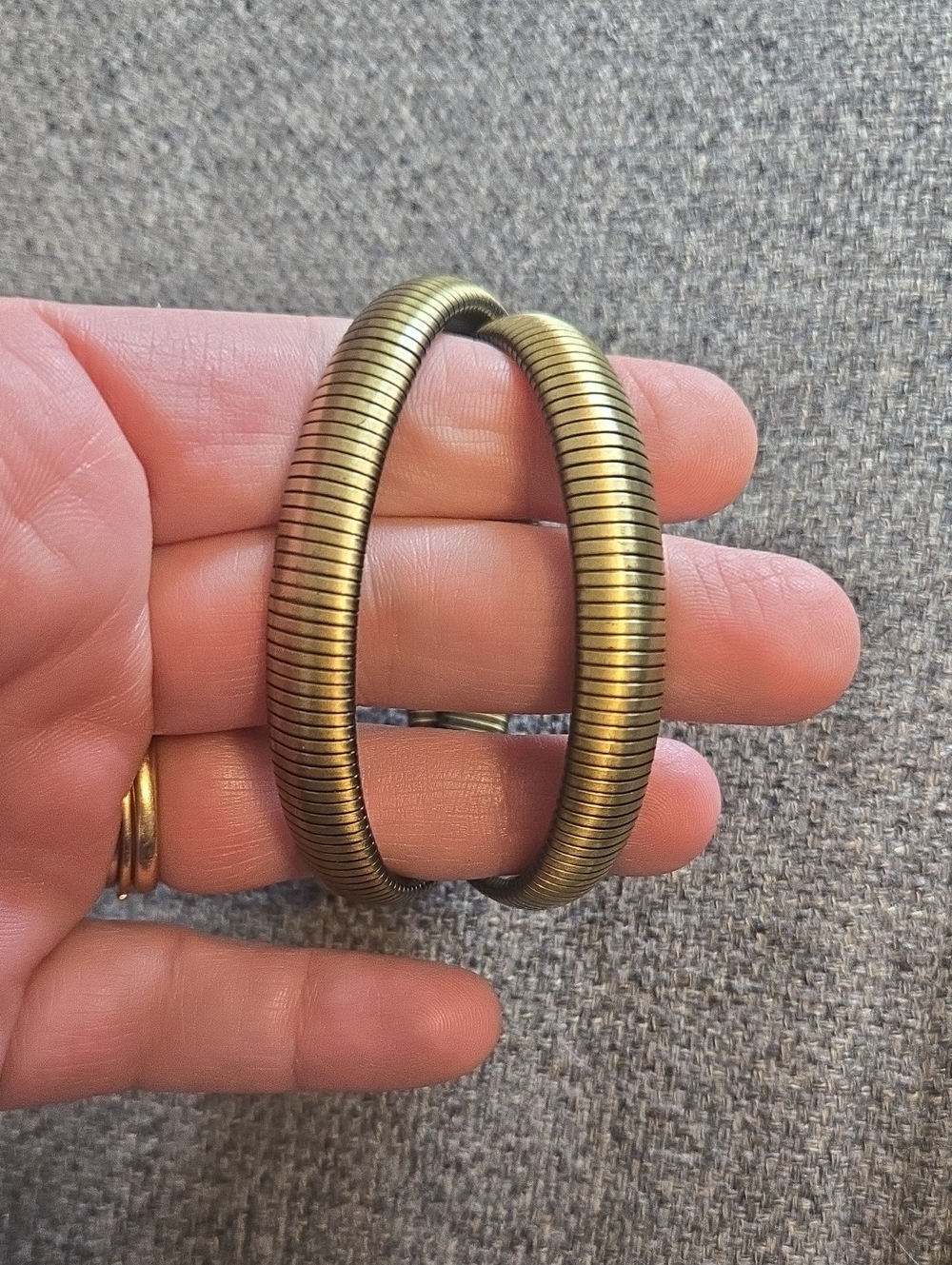 MONET Spring Coil Bracelets (Set of 2) - Gorgeous pair of 1980s/90s authentic